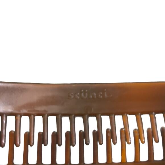 Scunci Ponytail Flat Banana Combs Hair Accessory Lot of 6 Assorted Colors - Picture 4 of 5